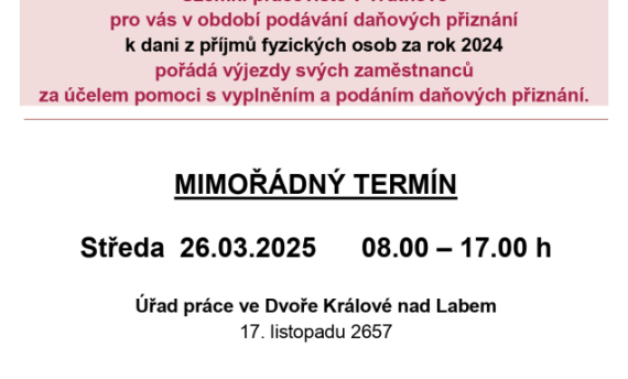 Daňové přiznání k dani z příjmů fyzických osob za rok 2024